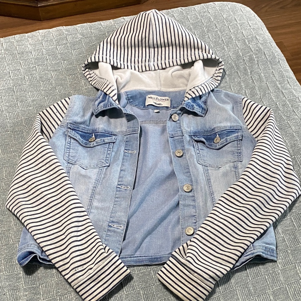 JCPenny Wallflower Sweatshirt/Jean Jacket